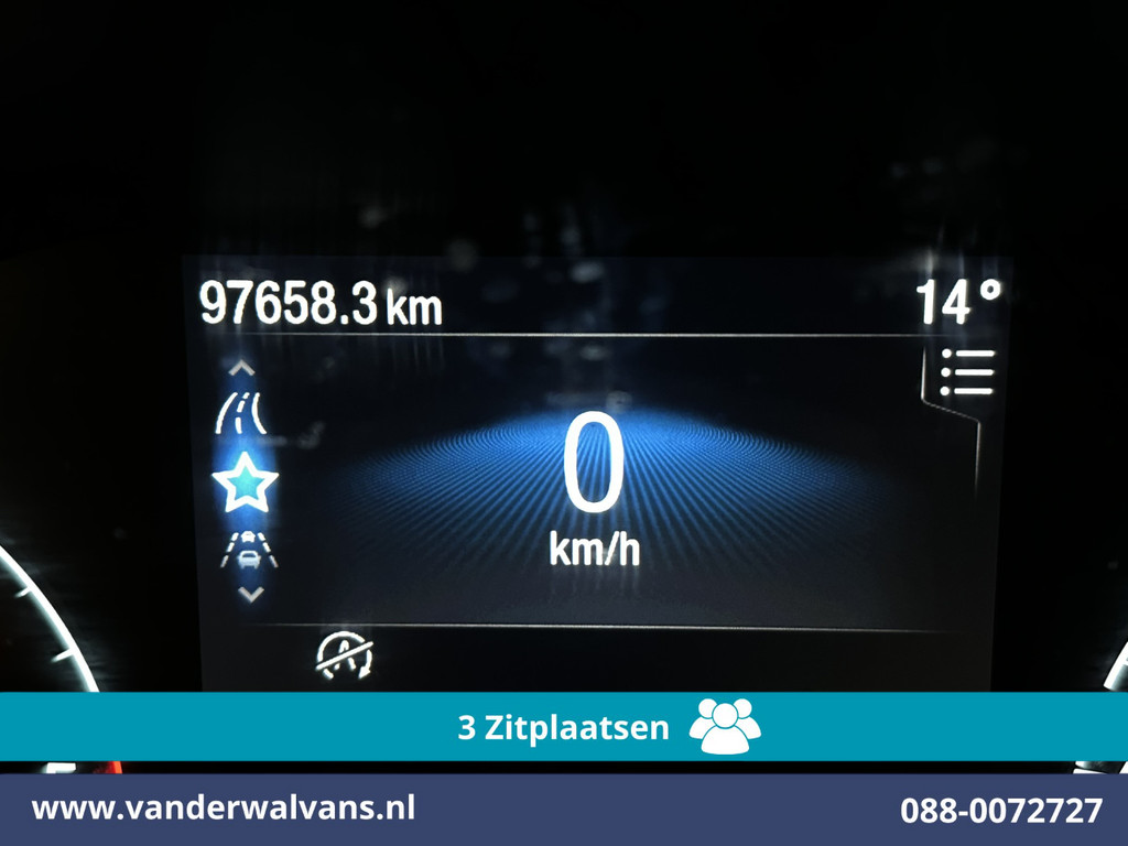 Ford Transit Connect 1.5 EcoBlue 100pk L2H1 Euro6 Airco | 3-Zits | Camera | Navigatie | Verwarmde voorruit Parkeersensoren, Bijrijdersbank 18