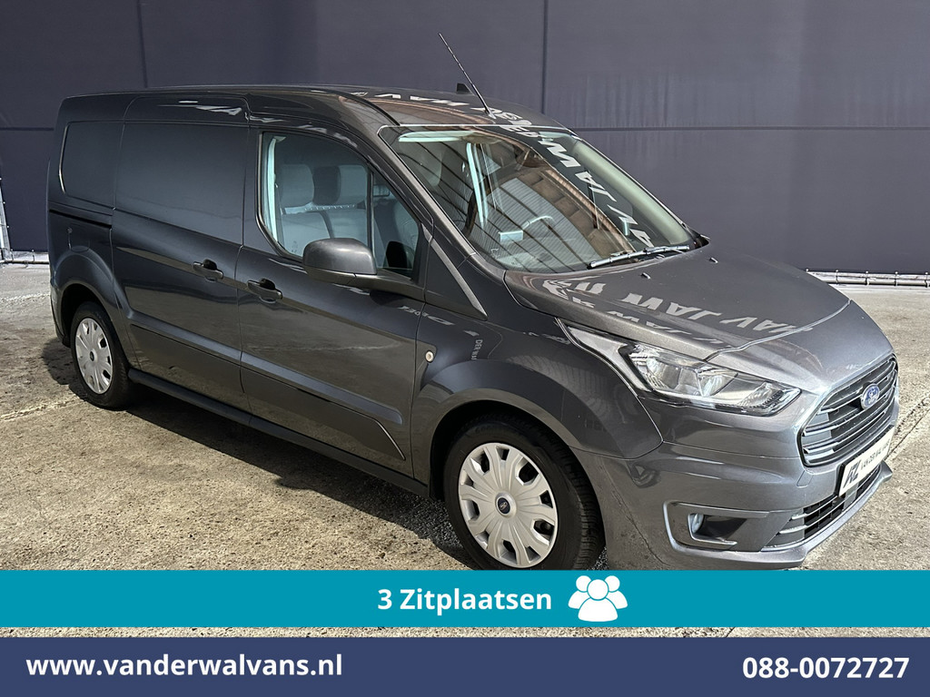 Ford Transit Connect 1.5 EcoBlue 100pk L2H1 Euro6 Airco | 3-Zits | Camera | Navigatie | Verwarmde voorruit Parkeersensoren, Bijrijdersbank 7
