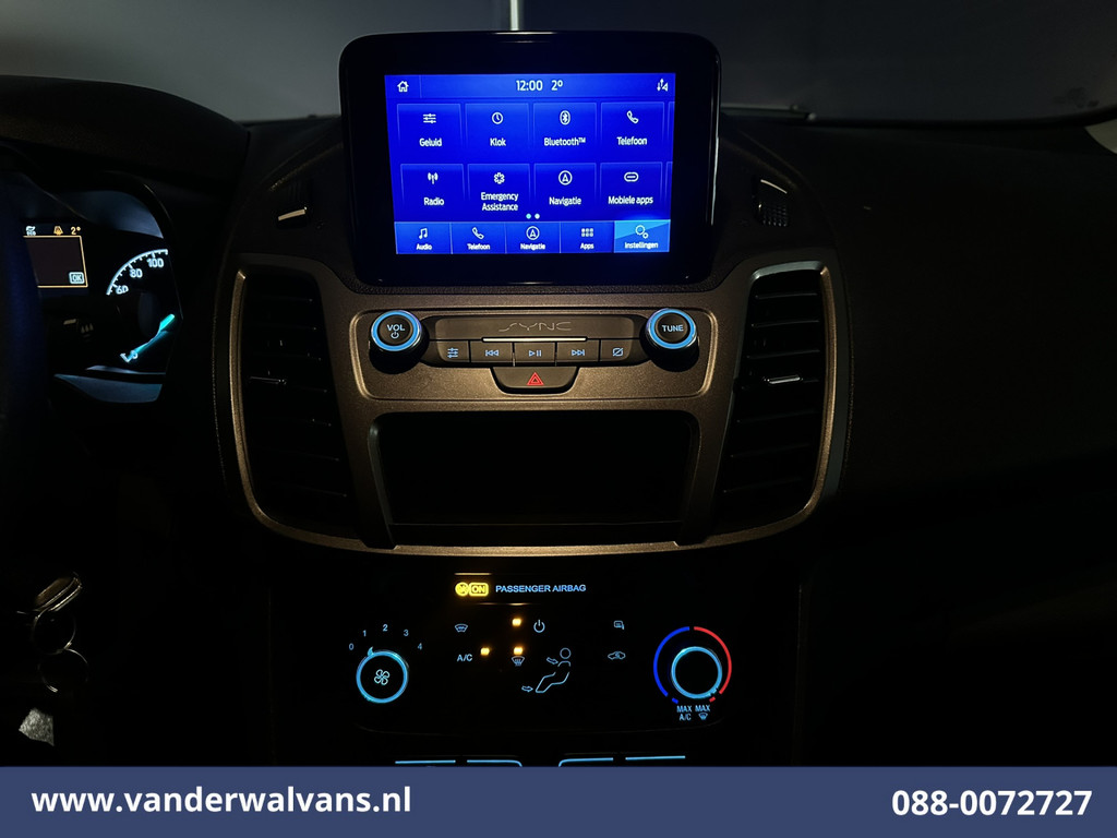 Ford Transit Connect 1.5 EcoBlue 100pk L2H1 Euro6 Airco | Camera | Navigatie | Trekhaak | LM velgen Parkeersensoren, Bumper in de kleur, Verwarmde voorruit, Zijdeur 15