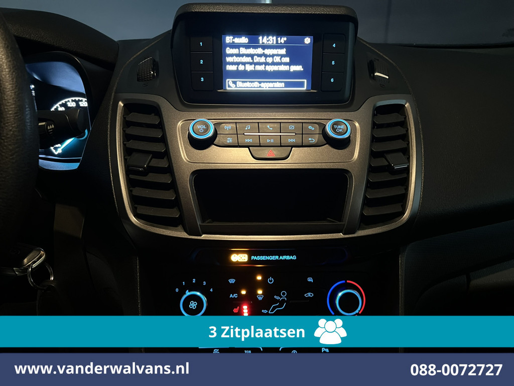 Ford Transit Connect 1.5 EcoBlue 101pk L1H1 Euro6 Airco | 3-Zits | Trekhaak | Stoelverwarming | Verwarmde voorruit Parkeersensoren, Bijrijdersbank 13