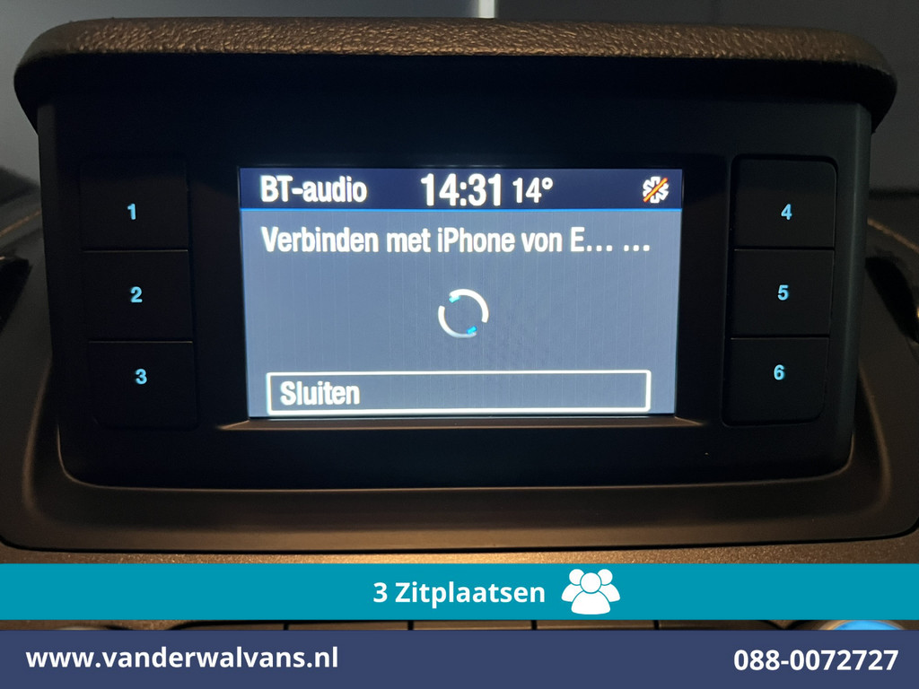 Ford Transit Connect 1.5 EcoBlue 101pk L1H1 Euro6 Airco | 3-Zits | Trekhaak | Stoelverwarming | Verwarmde voorruit Parkeersensoren, Bijrijdersbank 14