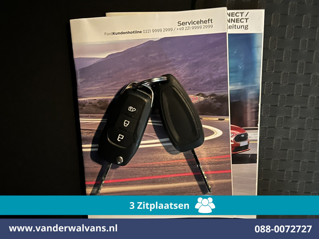 Ford Transit Connect 1.5 EcoBlue 101pk L1H1 Euro6 Airco | 3-Zits | Trekhaak | Stoelverwarming | Verwarmde voorruit Parkeersensoren, Bijrijdersbank 17