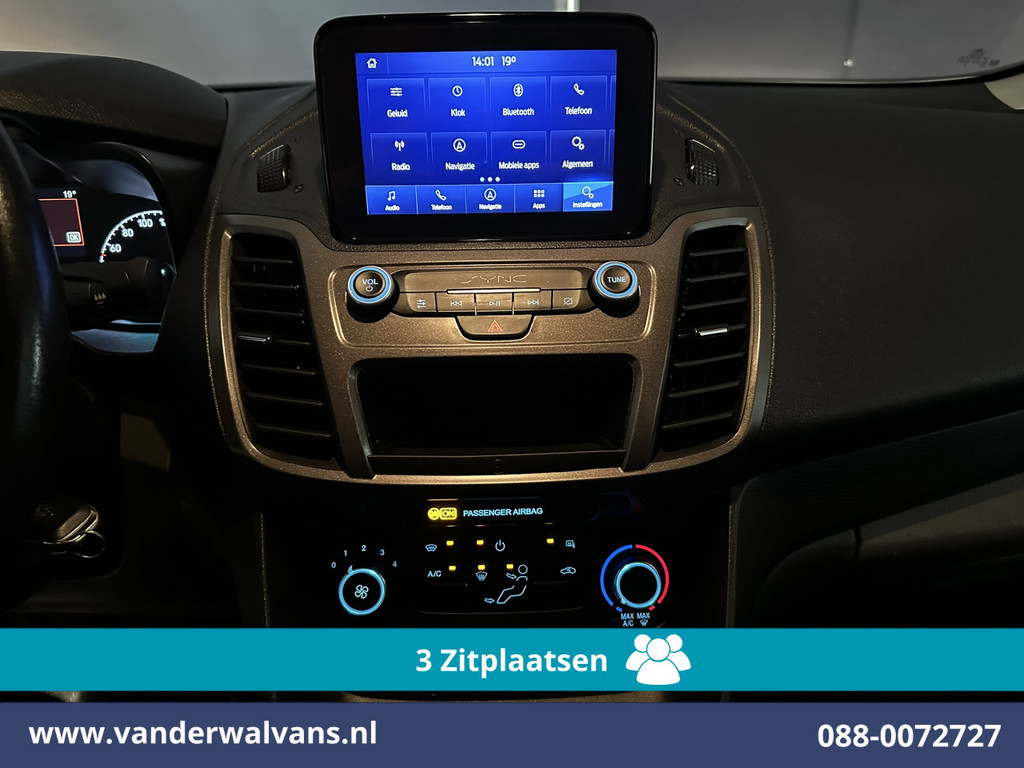 Ford Transit Connect 1.5 EcoBlue 101pk L1H1 Inrichting Euro6 Airco | 3-Zits | Camera | Navigatie | Apple Carplay | Android Auto Cruisecontrol, Parkeersensoren, Verwarmde voorruit, bijrijdersbank 18
