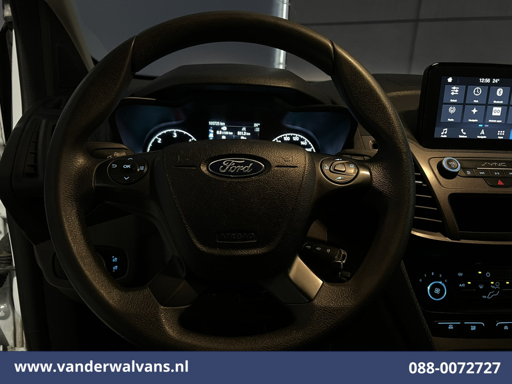 Ford Transit Connect 1.5 EcoBlue 101pk L2H1 Euro6 Airco | Camera | Navigatie | Trekhaak | 3-Zits | Parkeersensoren Verwarmde voorruit, Bijrijdersbank 15