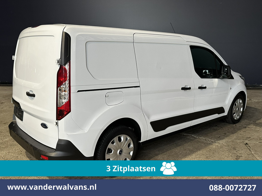 Ford Transit Connect 1.5 EcoBlue 120pk L2H1 Euro6 Airco | 3-Zits | Camera | Apple Carplay | Cruisecontrol Stoelverwarming, Verwarmde voorruit, Parkeersensoren, Bijrijdersbank, 1500kg trekvermogen 11