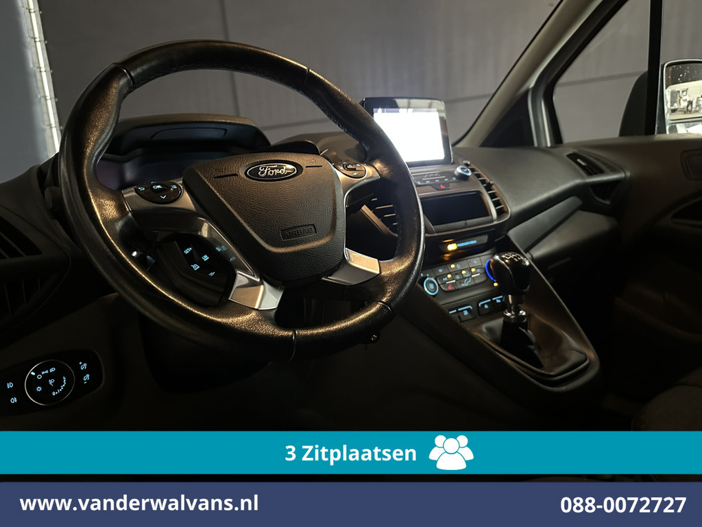 Ford Transit Connect 1.5 EcoBlue 120pk L2H1 Euro6 Airco | 3-Zits | Camera | Apple Carplay | Cruisecontrol Stoelverwarming, Verwarmde voorruit, Parkeersensoren, Bijrijdersbank, 1500kg trekvermogen 15