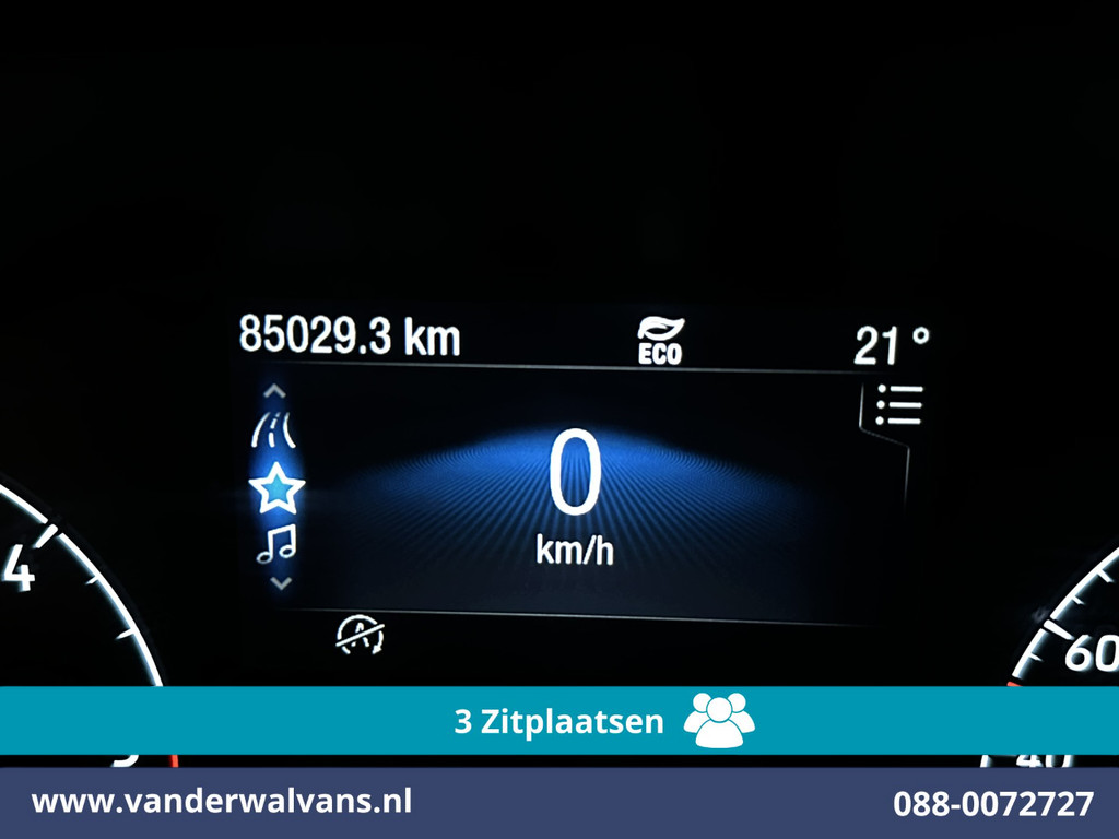 Ford Transit Connect 1.5 EcoBlue 120pk L2H1 Euro6 Airco | 3-Zits | Camera | Apple Carplay | Cruisecontrol Stoelverwarming, Verwarmde voorruit, Parkeersensoren, Bijrijdersbank, 1500kg trekvermogen 19