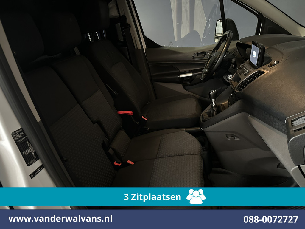 Ford Transit Connect 1.5 EcoBlue 120pk L2H1 Euro6 Airco | 3-Zits | Camera | Apple Carplay | Cruisecontrol Stoelverwarming, Verwarmde voorruit, Parkeersensoren, Bijrijdersbank, 1500kg trekvermogen 7