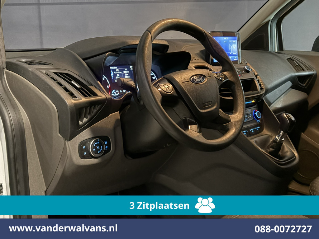 Ford Transit Connect 1.5 EcoBlue 120pk L2H1 Euro6 Airco | 3-Zits | Camera | Navigatie | Apple Carplay Stoelverwarming, Verwarmde voorruit, Parkeersensoren, Bijrijdersbank, 1500kg trekvermogen 14