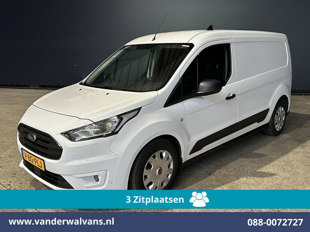 Ford Transit Connect 1.5 EcoBlue 120pk L2H1 Euro6 Airco | 3-Zits | Camera | Navigatie | Apple Carplay Stoelverwarming, Verwarmde voorruit, Parkeersensoren, Bijrijdersbank, 1500kg trekvermogen 7