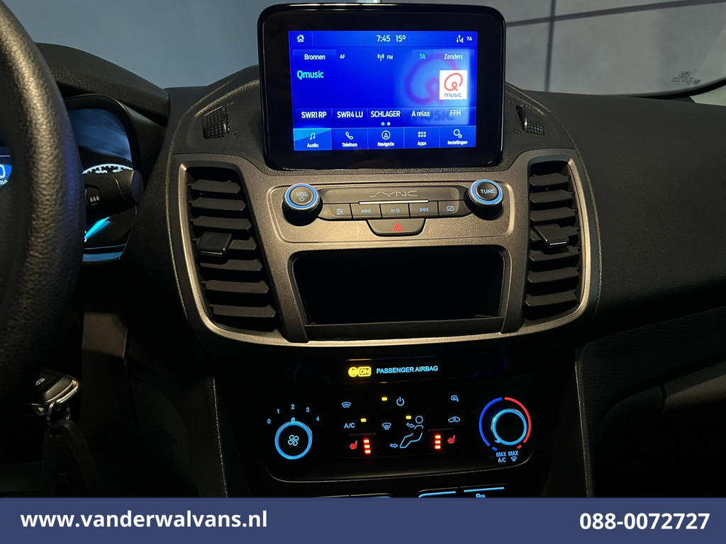 Ford Transit Connect 1.5 EcoBlue 120pk L2H1 Euro6 Airco | Camera | Navigatie | Verwarmde Voorruit Stoelverwarming, Parkeersensoren, 1500kg trekvermogen 16