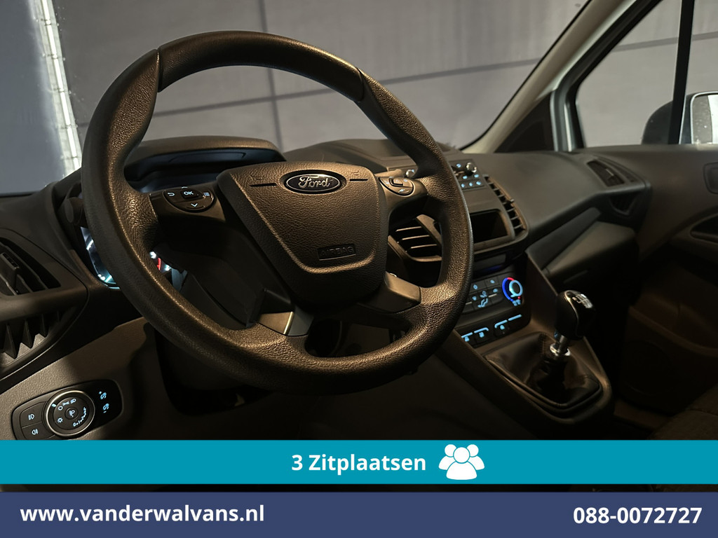 Ford Transit Connect 1.5 EcoBlue L1H1 Euro6 Airco | 3-zits | Verwarmde Voorruit Bluetoothtelefoon voorbereiding, Parkeersensoren, Bijrijdersbank 13