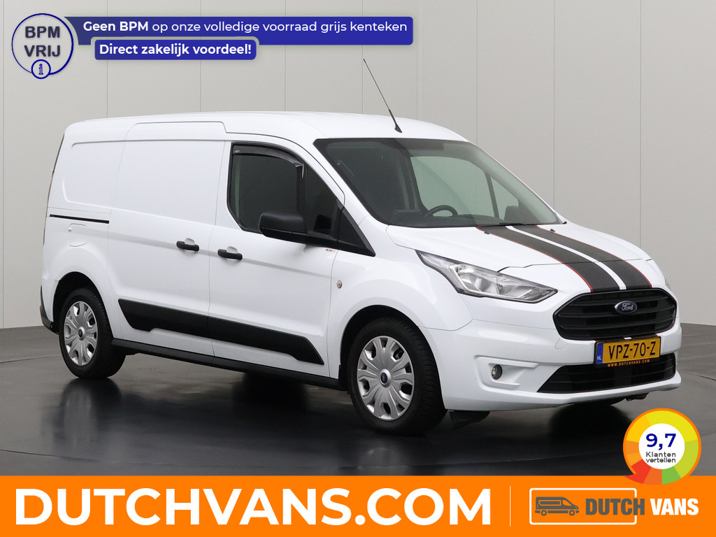Ford Transit Connect 1.5 EcoBlue Lang | 3-Zits | Multimedia | Airco | Cruise | Trekhaak | Betimmering