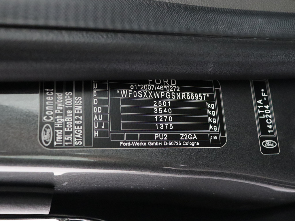 Ford Transit Connect 1.5 EcoBlue Lang | Touchscreen Multimedia | Camera | Airco | Cruise 20