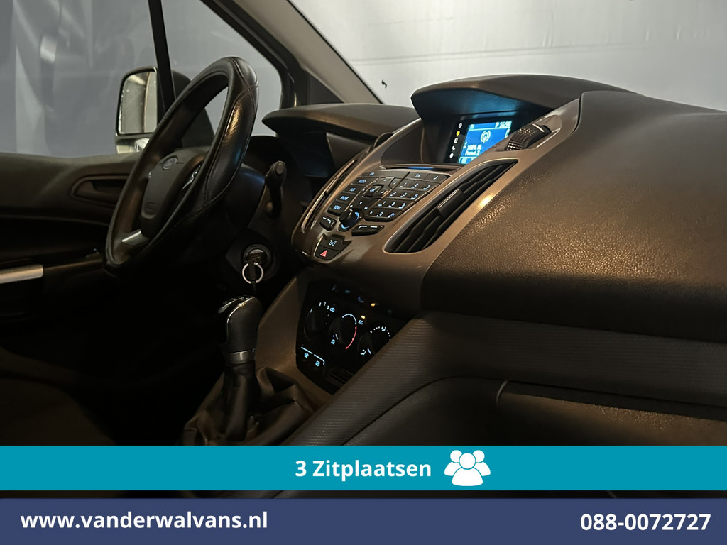 Ford Transit Connect 1.5 TDCI L1H1 Euro6 Airco | 3-Zits | 2x Zijdeur | Trekhaak | LM Velgen | Verwarmde Voorruit Parkeersensoren, Bijrijdersbank 13