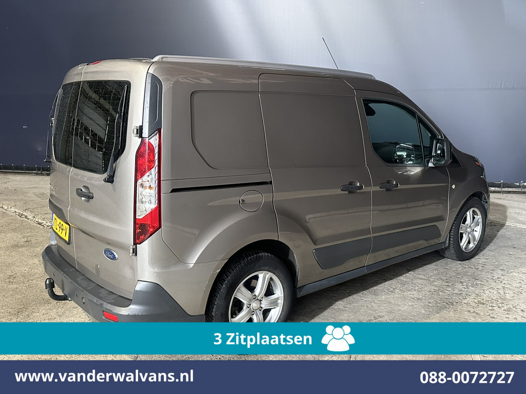 Ford Transit Connect 1.5 TDCI L1H1 Euro6 Airco | 3-Zits | 2x Zijdeur | Trekhaak | LM Velgen | Verwarmde Voorruit Parkeersensoren, Bijrijdersbank 8