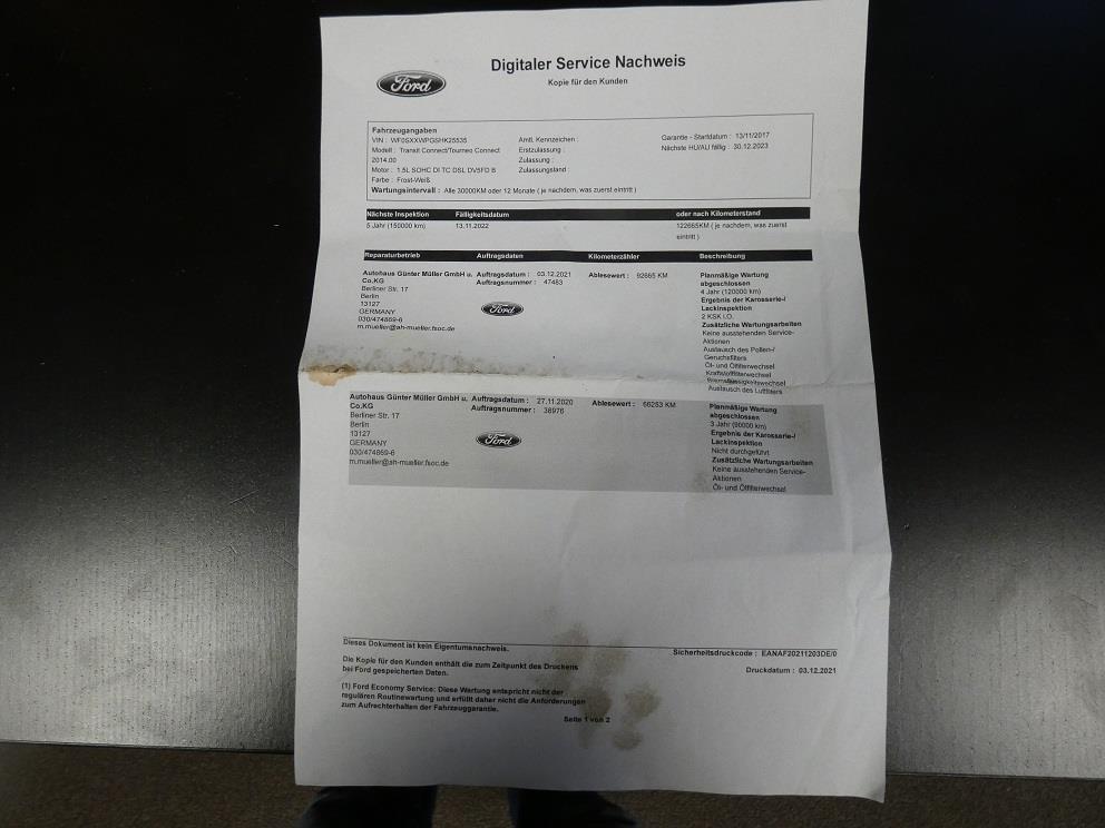 Ford Transit Connect 1.5 TDCI L2 navi/cam*3 zits*btw vrij* 15