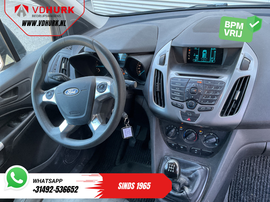 Ford Transit Connect 1.6 TDCI L2 EXPORT Stoelverw./ 3Pers./ Airco/ Inrichting/ 17?LMV/ Dakdragers/ PDC/ Trekhaak 14