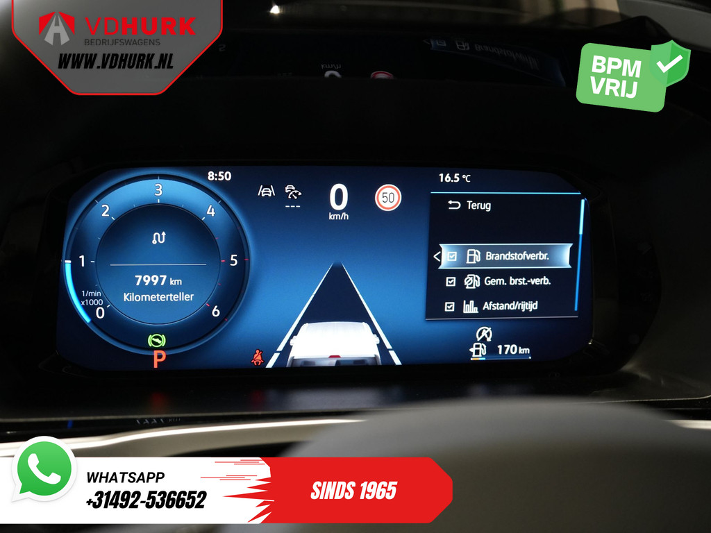 Ford Transit Connect 2.0 125 pk DSG Aut. L2 Limited BPM VRIJ! Adapt.Cruise/ LED/ Virtual Cockpit/ Stoelverw./ Carplay/ Stuurverw./ Navi/ Camera/ PDC/ Climate/ Alarm/ Garantie 08-2026 20