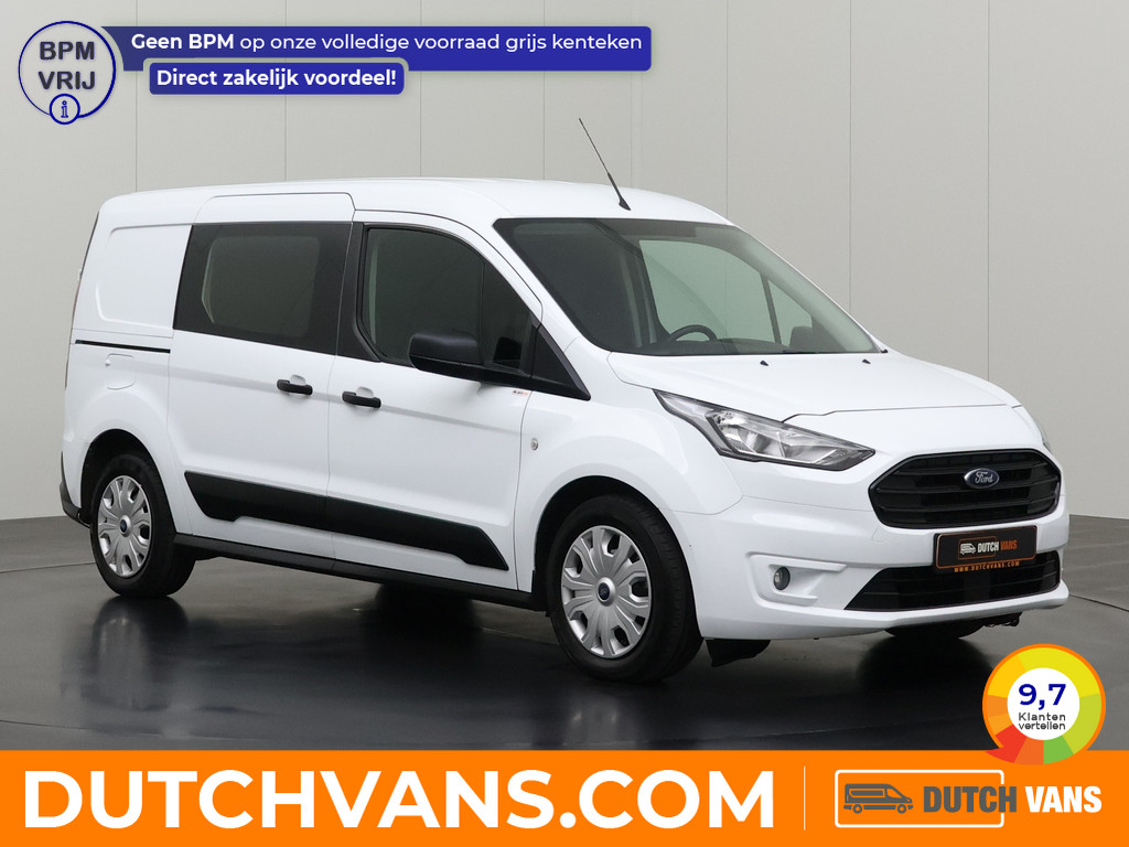 Ford Transit Connect Benzine 100Pk Lang | 3-Zits | Airco | Cruise | Trekhaak