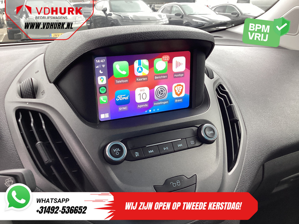 Ford Transit Courier 1.0 EcoBoost 100pk Limited BENZINE BPM VRIJ! Carplay/ Camera/ Climate/ Cruise/ PDC/ LMV/ DAB 12