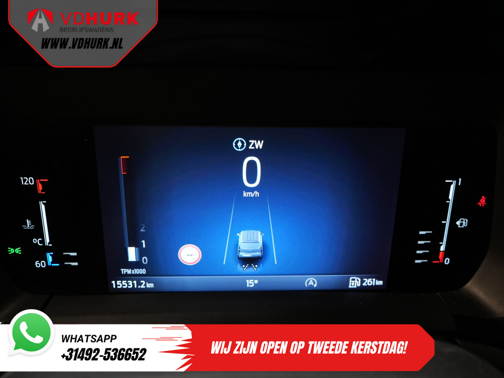 Ford Transit Courier 1.5 TDCi 100 pk Limited BPM VRIJ! Virtual Cockpit/ Stoelverw./ Stuurverw./ Carplay/ Camera/ PDC/ LMV/ Climate/ Cruise 19