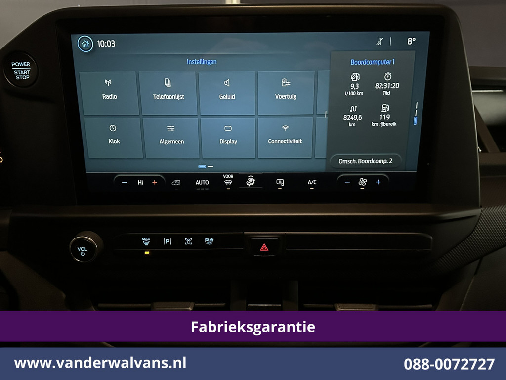 Ford Transit Custom 2.0 TDCI 111pk L1H1 Fabrieksgarantie Euro6 Airco | Camera | LED | Apple Carplay | Cruisecontrol Android Auto, Verwarmde voorruit, Parkeersensoren, Bijrijdersbank 16