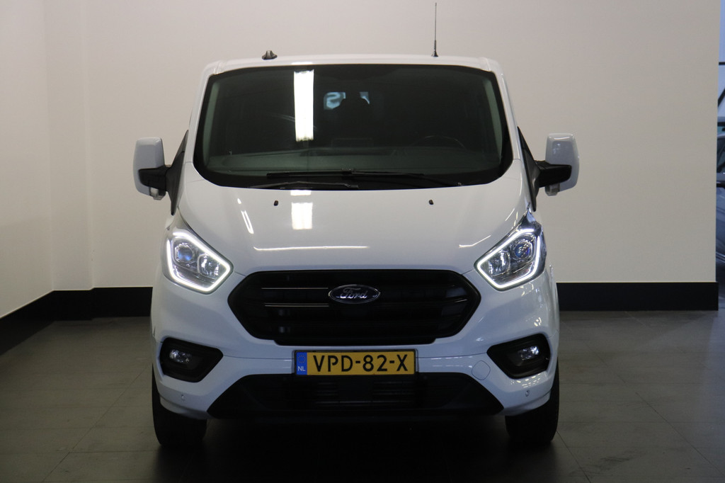 Ford Transit Custom 2.0 TDCI 130PK L2 Dubbele Cabine EURO 6 - Airco - Navi - Cruise - Trekhaak - € 18.950,- Excl. 7