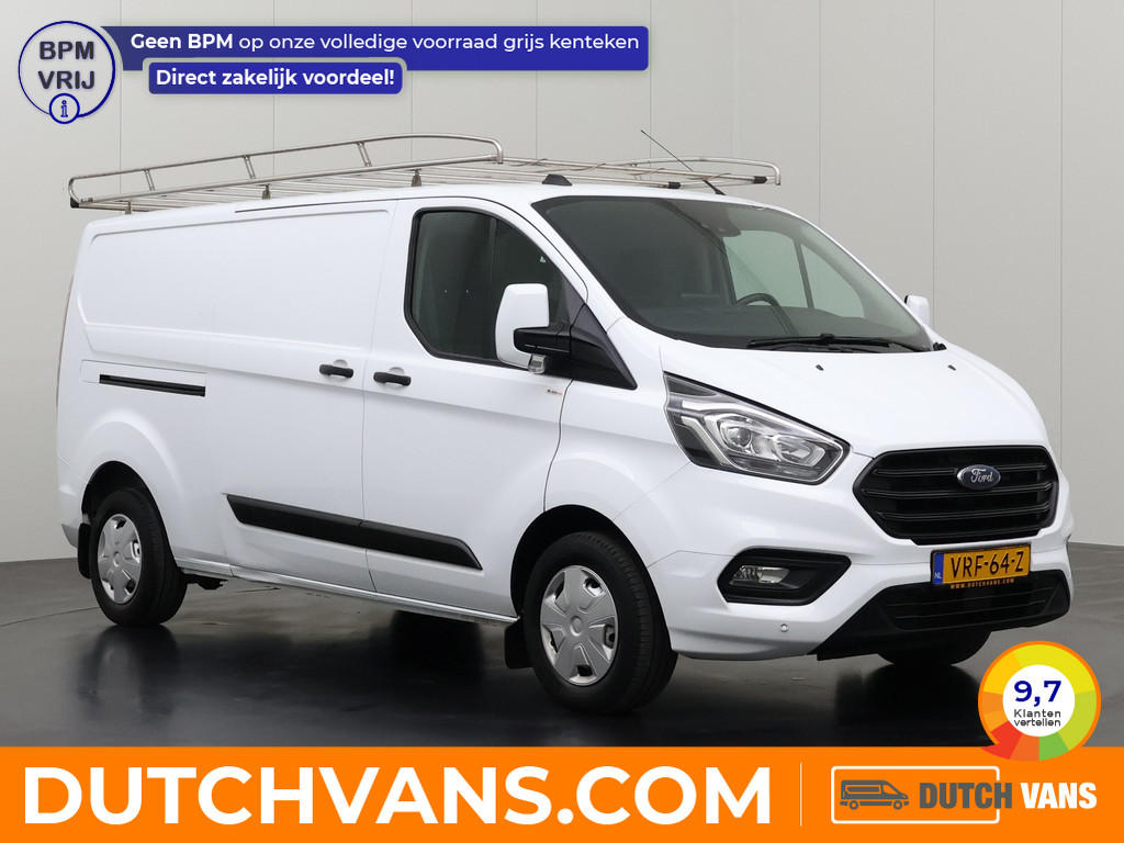Ford Transit Custom 2.0TDCI 130PK Lang Imperiaal | Trekhaak | Multimedia | Camera | Airco | Cruise | 3-Zits
