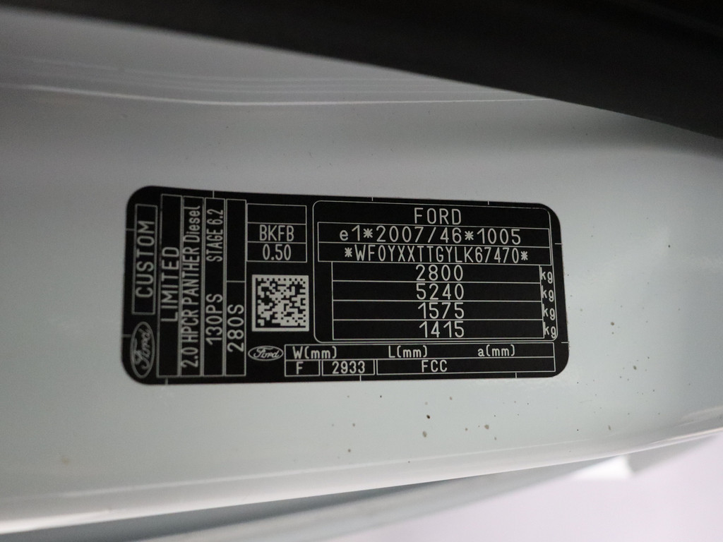 Ford Transit Custom 2.0TDCI 130PK Limited | 2xSchuifdeur | Multimedia | Camera | Trekhaak | 3-Persoons 21