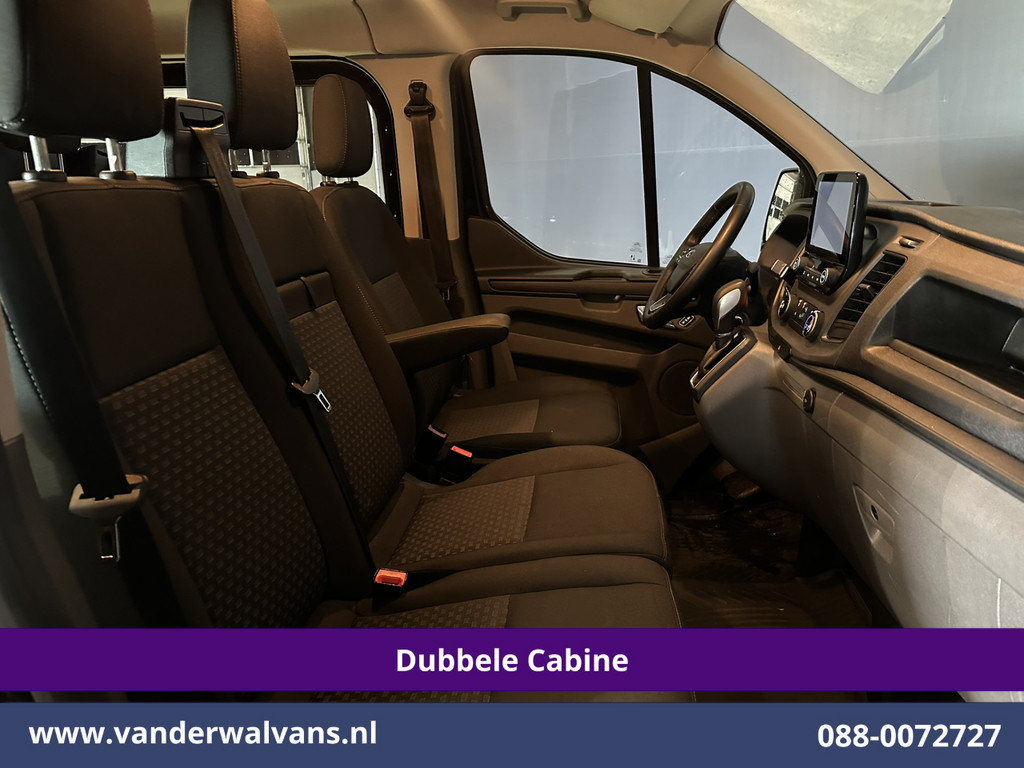 Ford Transit Custom 2.0 TDCI 130pk Automaat L2H1 Dubbele Cabine Euro6 Airco | 6-Zits | Navigatie | Cruisecontrol LED, Apple Carplay, Android Auto, Parkeersensoren 10
