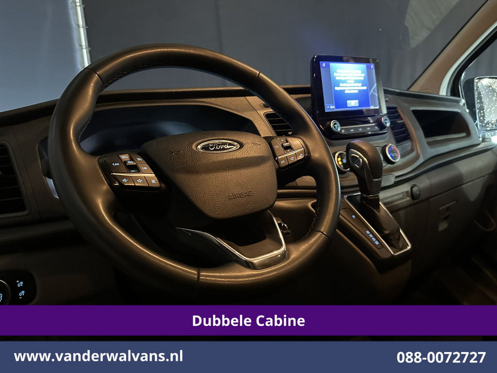 Ford Transit Custom 2.0 TDCI 130pk Automaat L2H1 Dubbele Cabine Euro6 Airco | 6-Zits | Navigatie | Cruisecontrol LED, Apple Carplay, Android Auto, Parkeersensoren 16