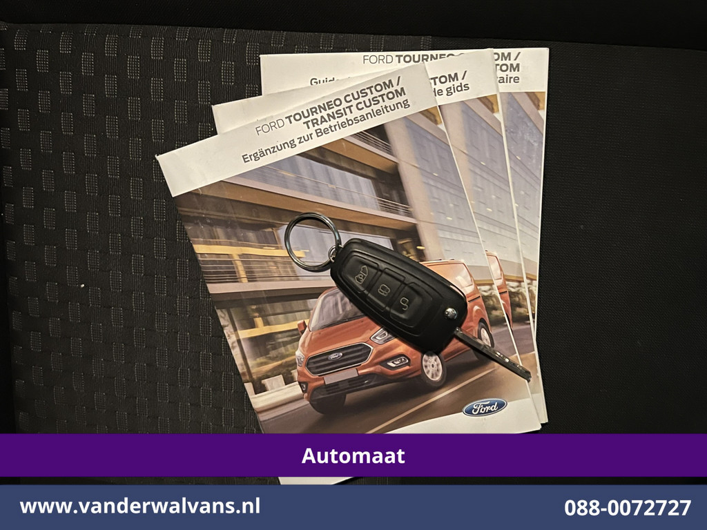 Ford Transit Custom 2.0 TDCI 130pk Automaat L2H1 Euro6 Airco | Apple Carplay | Android Auto | Cruisecontrol Parkeersensoren, verwarmde voorruit, bijrijdersbank, LED 19