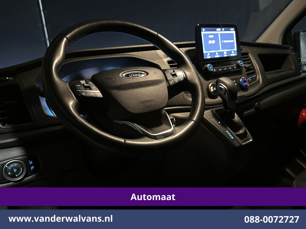 Ford Transit Custom 2.0 TDCI 130pk Automaat L2H1 Euro6 Airco | Multimediascherm | LED | Cruisecontrol | Parkeersensoren Verwarmde voorruit, Bijrijdersbank 16