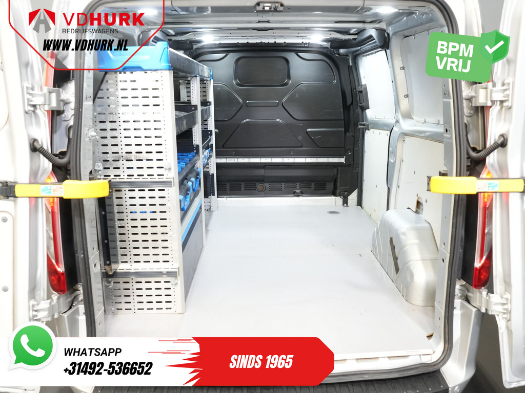 Ford Transit Custom 2.0 TDCI 130 pk BPM VRIJ! Sortimo/ Standkachel/ Stoelverw./ Carplay/ Camera/ Navi/ Cruise 15