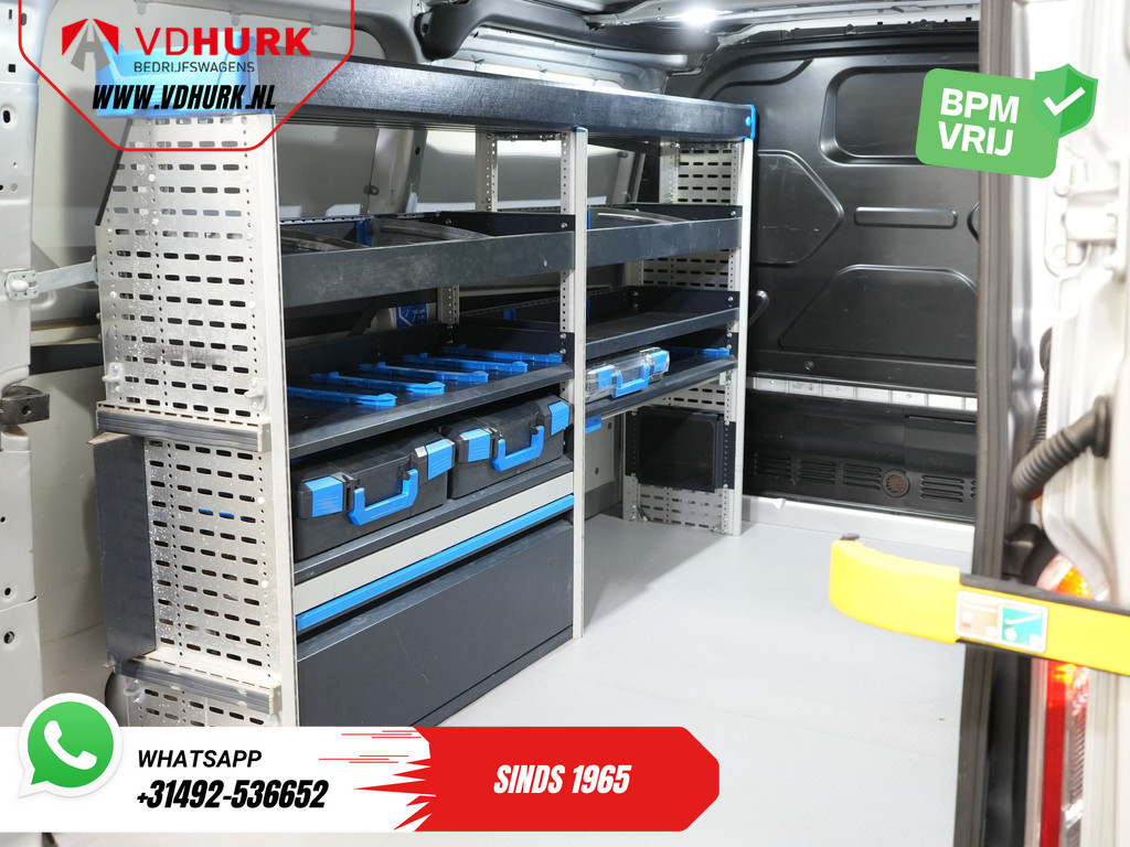 Ford Transit Custom 2.0 TDCI 130 pk BPM VRIJ! Sortimo/ Standkachel/ Stoelverw./ Carplay/ Camera/ Navi/ Cruise 16