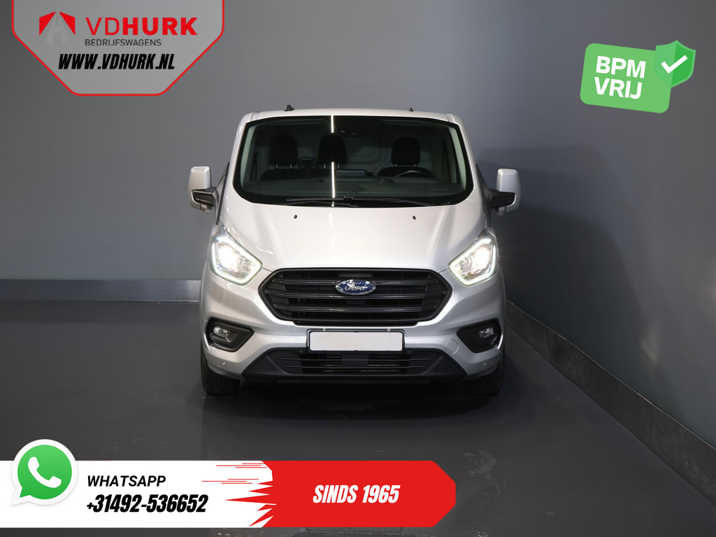 Ford Transit Custom 2.0 TDCI 130 pk BPM VRIJ! Sortimo/ Standkachel/ Stoelverw./ Carplay/ Camera/ Navi/ Cruise 7