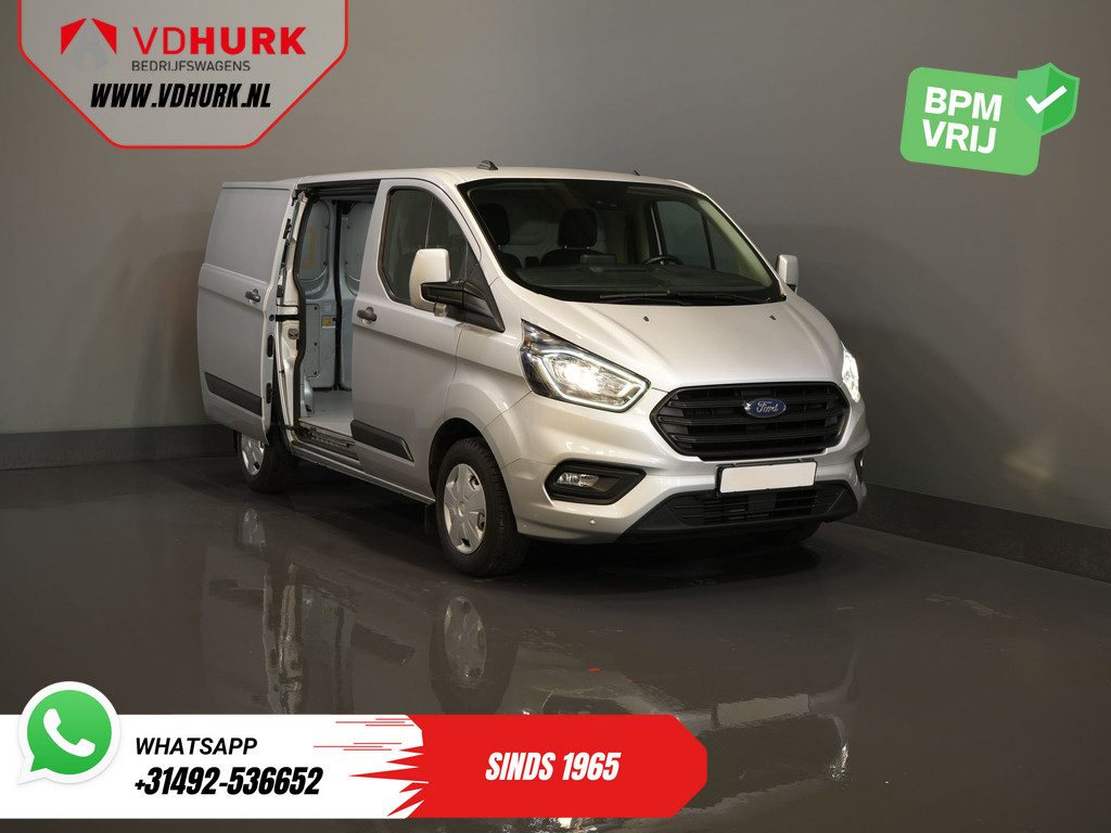Ford Transit Custom 2.0 TDCI 130 pk BPM VRIJ! Sortimo/ Standkachel/ Stoelverw./ Carplay/ Camera/ Navi/ Cruise 9