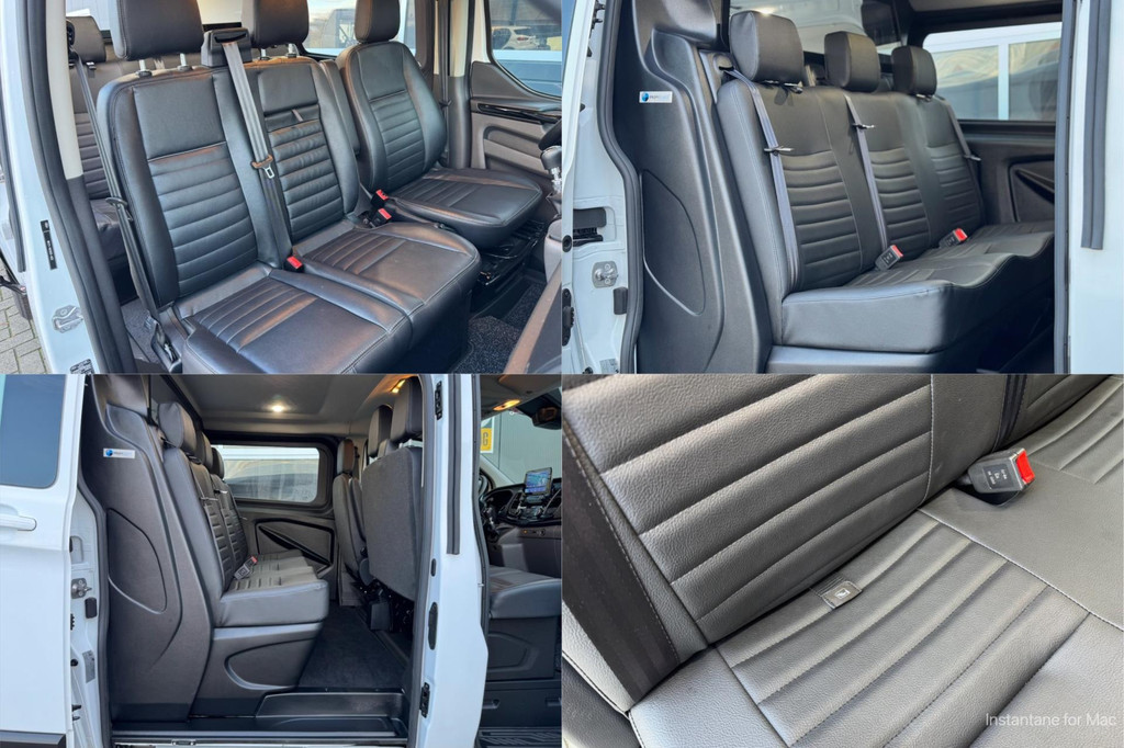 Ford Transit Custom 2.0 TDCI 130pk L1H1 DC Trail | Trekhaak | Navi | Leder | Camera | Winterpack | CarPlay | DAB | 16 inch | 6pers 10