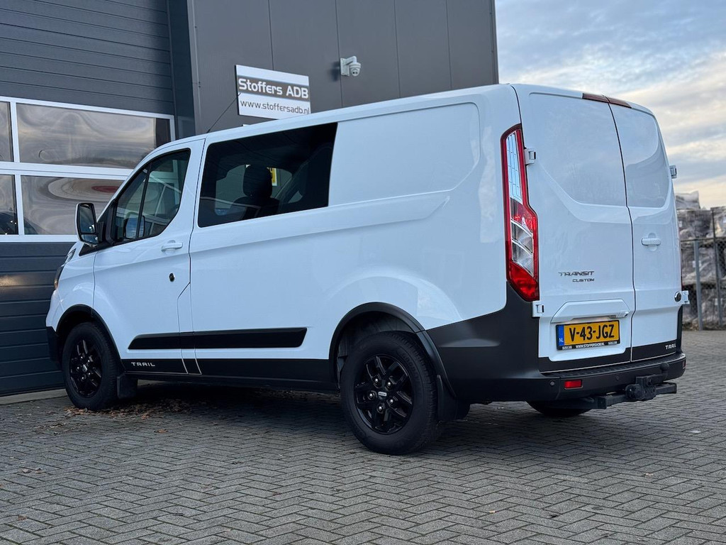 Ford Transit Custom 2.0 TDCI 130pk L1H1 DC Trail | Trekhaak | Navi | Leder | Camera | Winterpack | CarPlay | DAB | 16 inch | 6pers 14