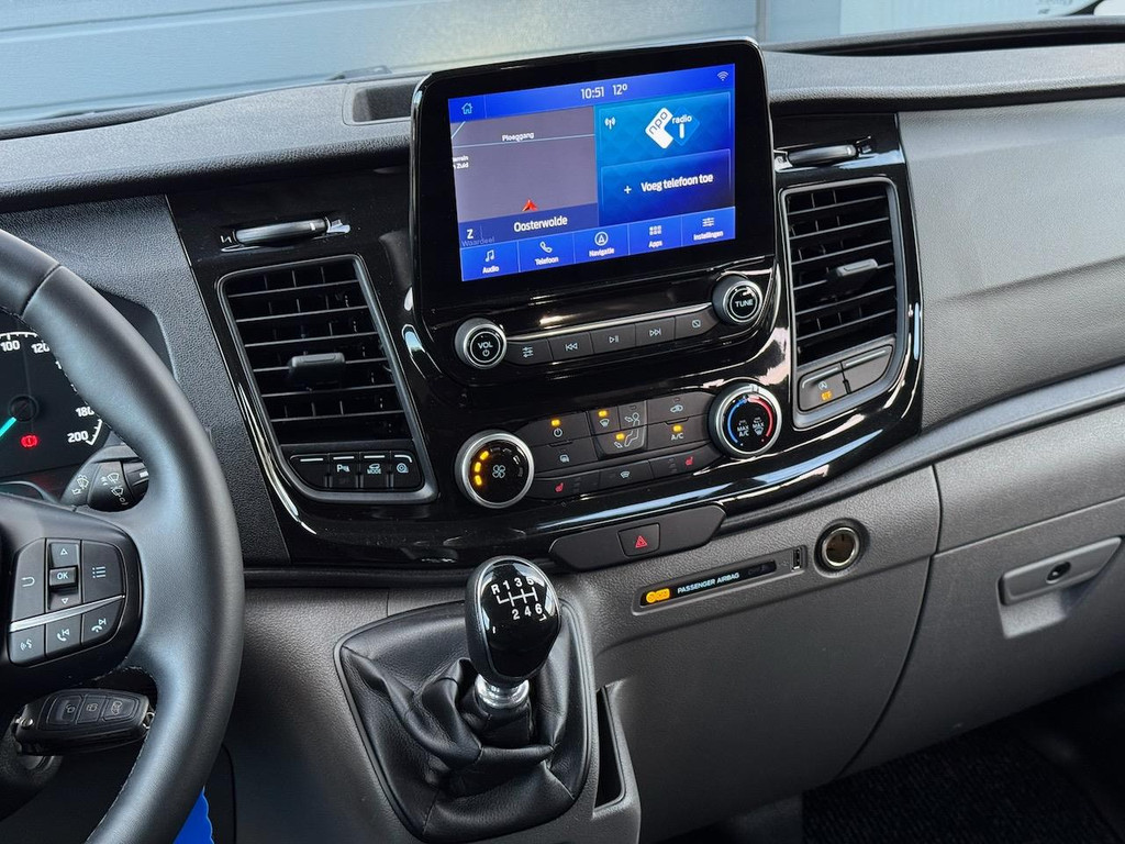 Ford Transit Custom 2.0 TDCI 130pk L1H1 DC Trail | Trekhaak | Navi | Leder | Camera | Winterpack | CarPlay | DAB | 16 inch | 6pers 19