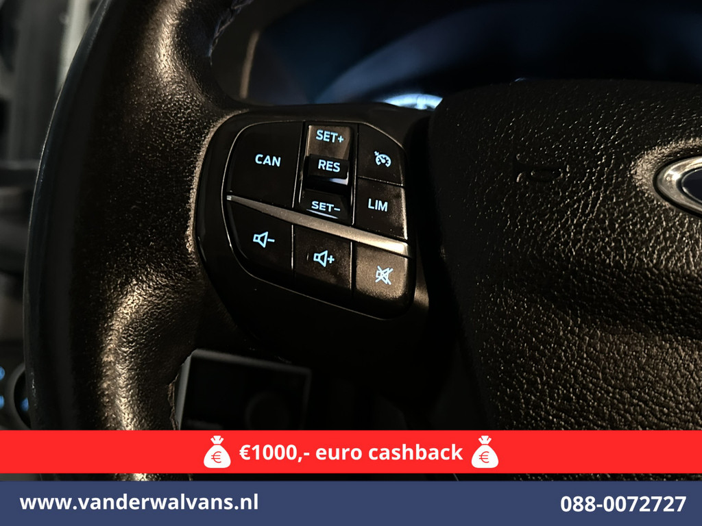 Ford Transit Custom 2.0 TDCI 130pk L1H1 Euro6 Airco | Camera | Navigatie | LED | Cruisecontrol Parkeersensoren, Stoelverwarming, Verwarmde voorruit, Bijrijdersbank, 2500kg trekvermogen 11