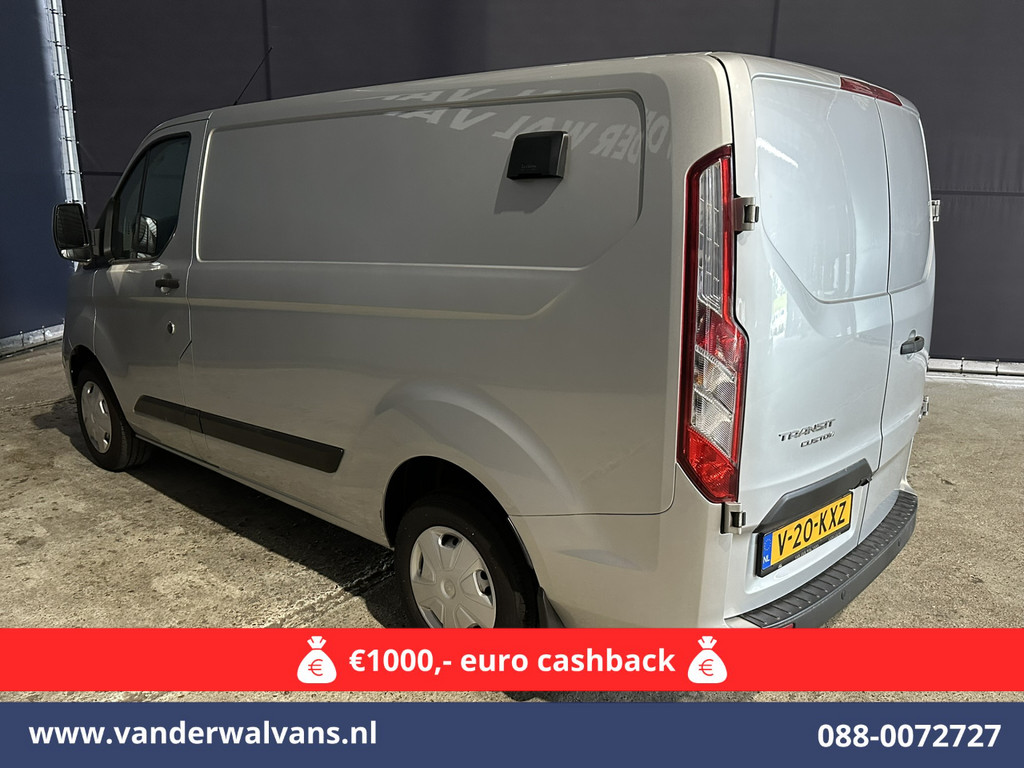 Ford Transit Custom 2.0 TDCI 130pk L1H1 Euro6 Airco | Camera | Navigatie | LED | Cruisecontrol Parkeersensoren, Stoelverwarming, Verwarmde voorruit, Bijrijdersbank, 2500kg trekvermogen 14