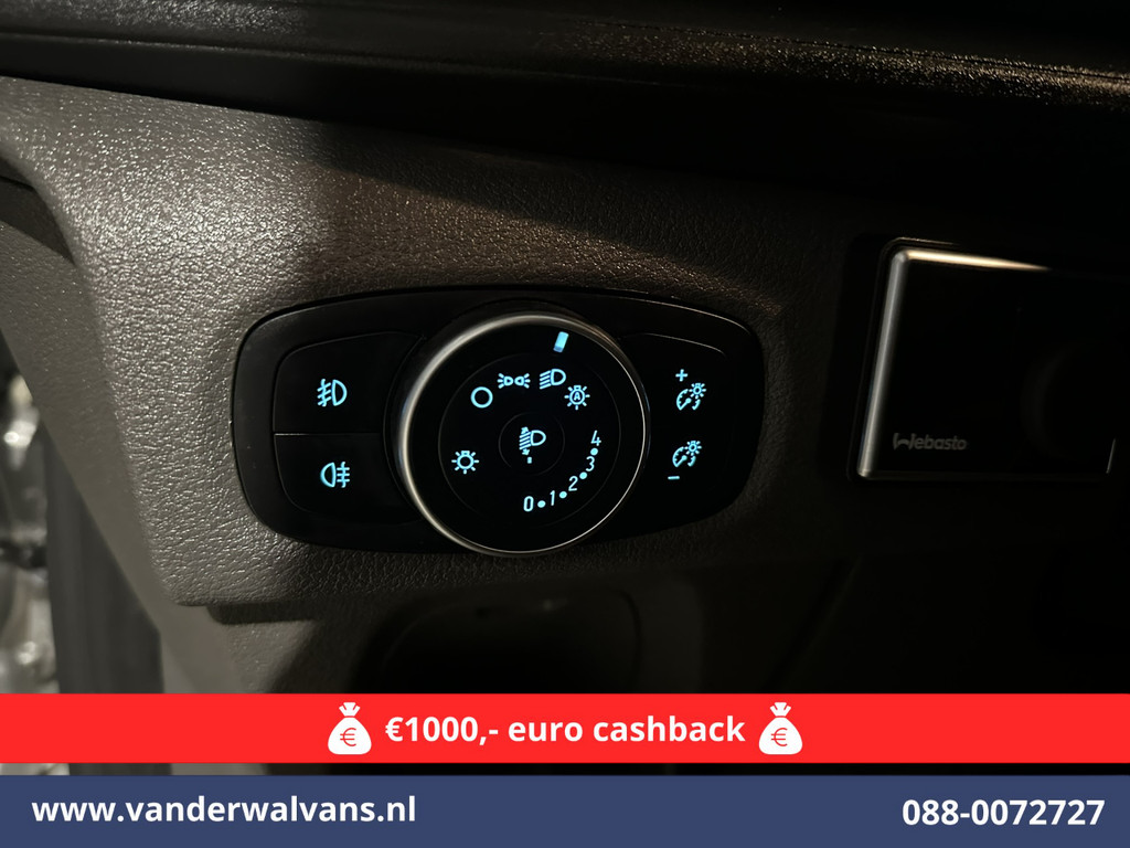 Ford Transit Custom 2.0 TDCI 130pk L1H1 Euro6 Airco | Camera | Navigatie | LED | Cruisecontrol Parkeersensoren, Stoelverwarming, Verwarmde voorruit, Bijrijdersbank, 2500kg trekvermogen 18