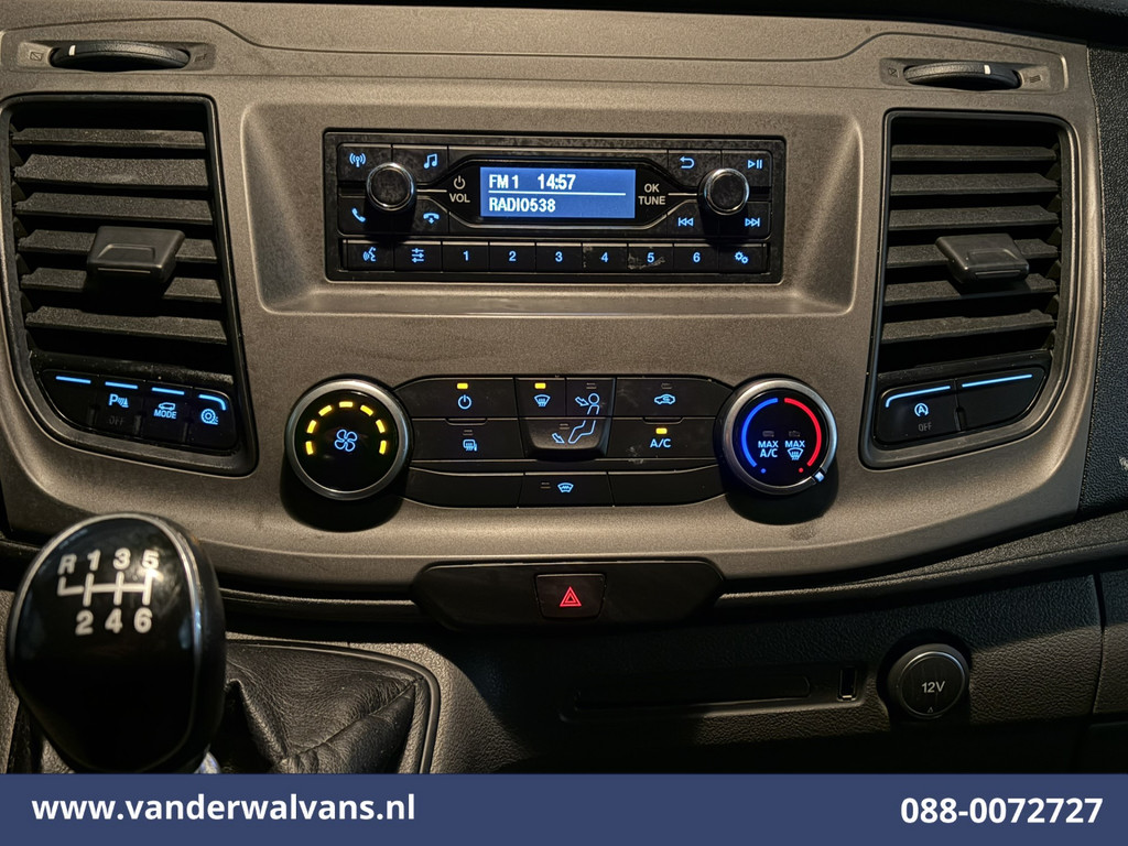 Ford Transit Custom 2.0 TDCI 130pk L1H1 Euro6 Airco | LED | 2500kg Trekhaak | Cruisecontrol | Verwarmde voorruit Parkeersensoren, Bijrijdersbank 15