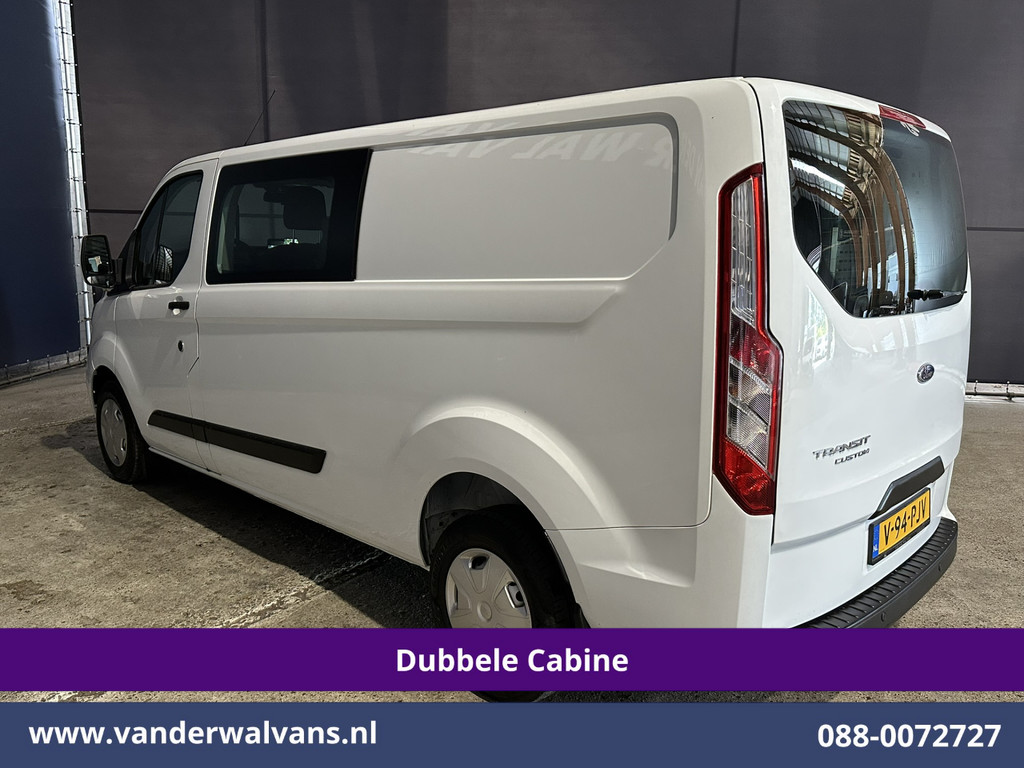 Ford Transit Custom 2.0 TDCI 130pk L2H1 Dubbele Cabine Euro6 Airco | 5-Zits | Navigatie | Apple Carplay | LED | Cruisecontrol Android Auto, Stoelverwarming, Parkeersensoren, Achterklep 12