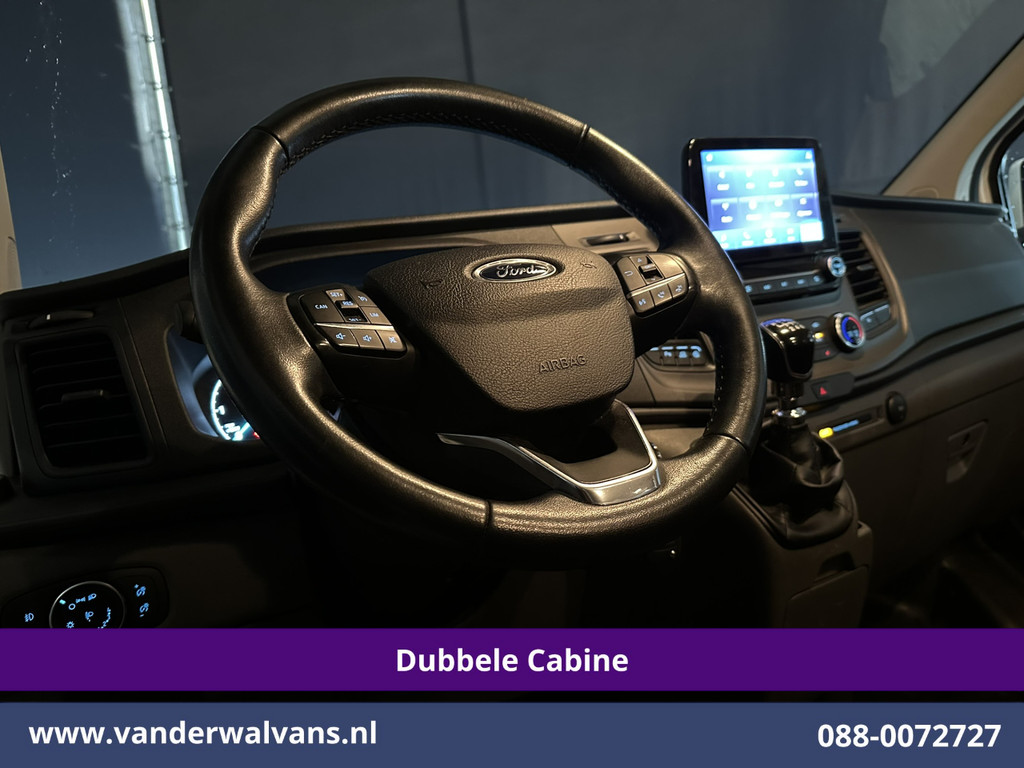 Ford Transit Custom 2.0 TDCI 130pk L2H1 Dubbele Cabine Euro6 Airco | 5-Zits | Navigatie | Apple Carplay | LED | Cruisecontrol Android Auto, Stoelverwarming, Parkeersensoren, Achterklep 16