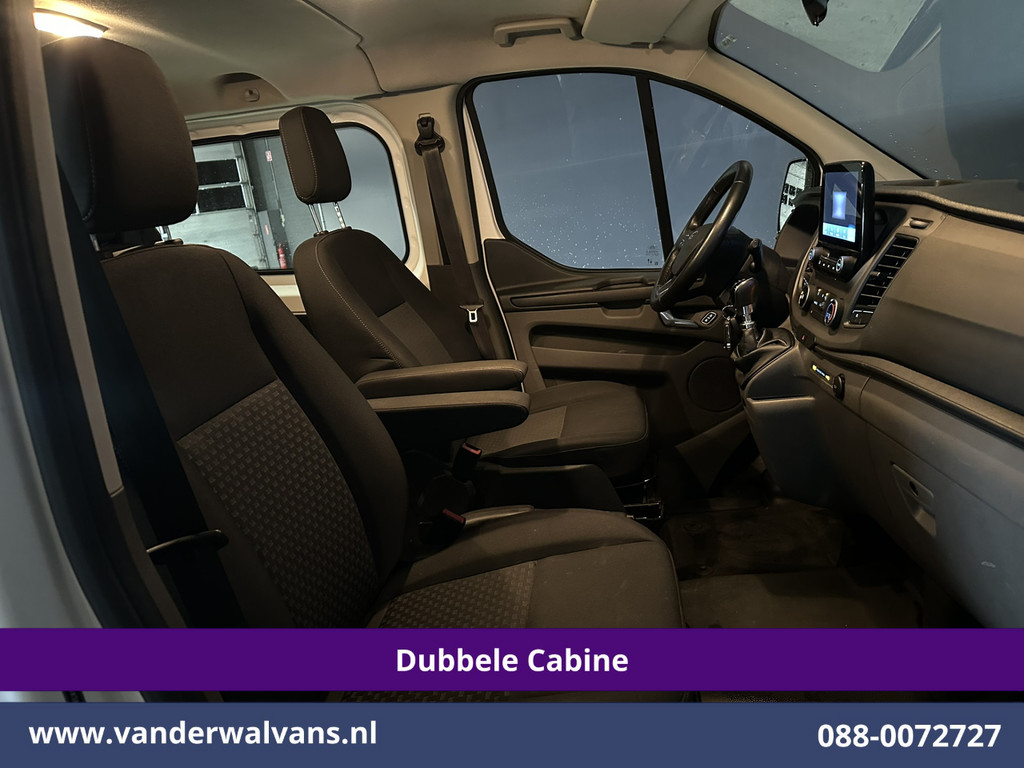Ford Transit Custom 2.0 TDCI 130pk L2H1 Dubbele Cabine Euro6 Airco | 5-Zits | Navigatie | Apple Carplay | LED | Cruisecontrol Android Auto, Stoelverwarming, Parkeersensoren, Achterklep 9