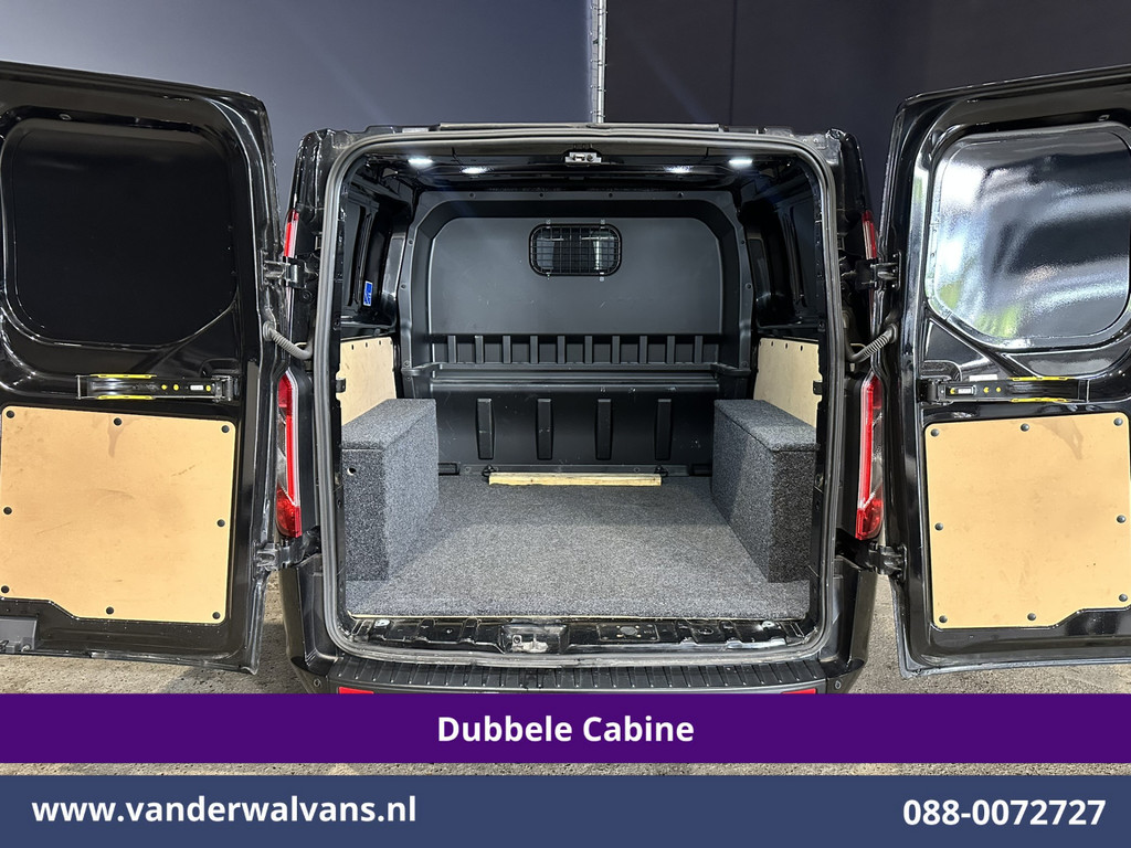 Ford Transit Custom 2.0 TDCI 130pk L2H1 Dubbele Cabine Euro6 Airco | 5-Zits | Navigatie | LED | Apple Carplay | Cruisecontrol 2800kg trekhaak, LM velgen, Parkeersensoren 15