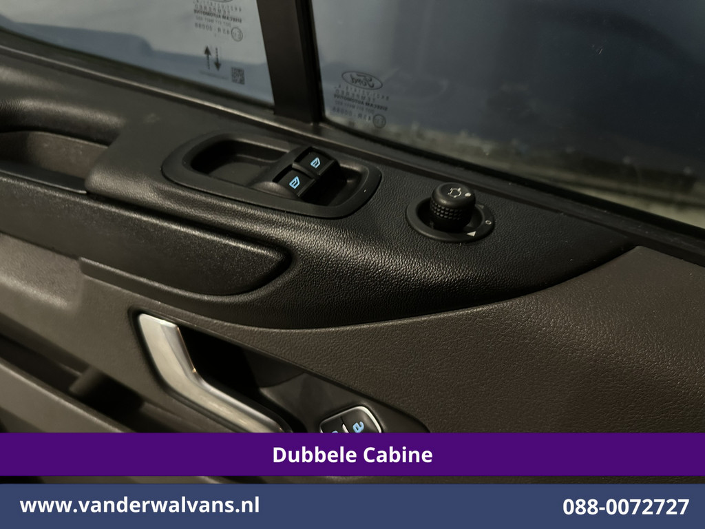 Ford Transit Custom 2.0 TDCI 130pk L2H1 Dubbele Cabine Euro6 Airco | 5-Zits | Navigatie | LED | Apple Carplay | Cruisecontrol 2800kg trekhaak, LM velgen, Parkeersensoren 19